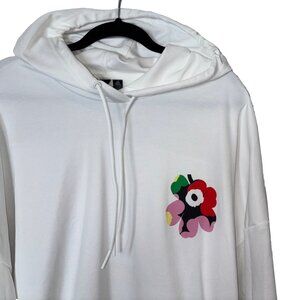Adidas x Marimekko White Long Sleeve Hoodie - Size XL